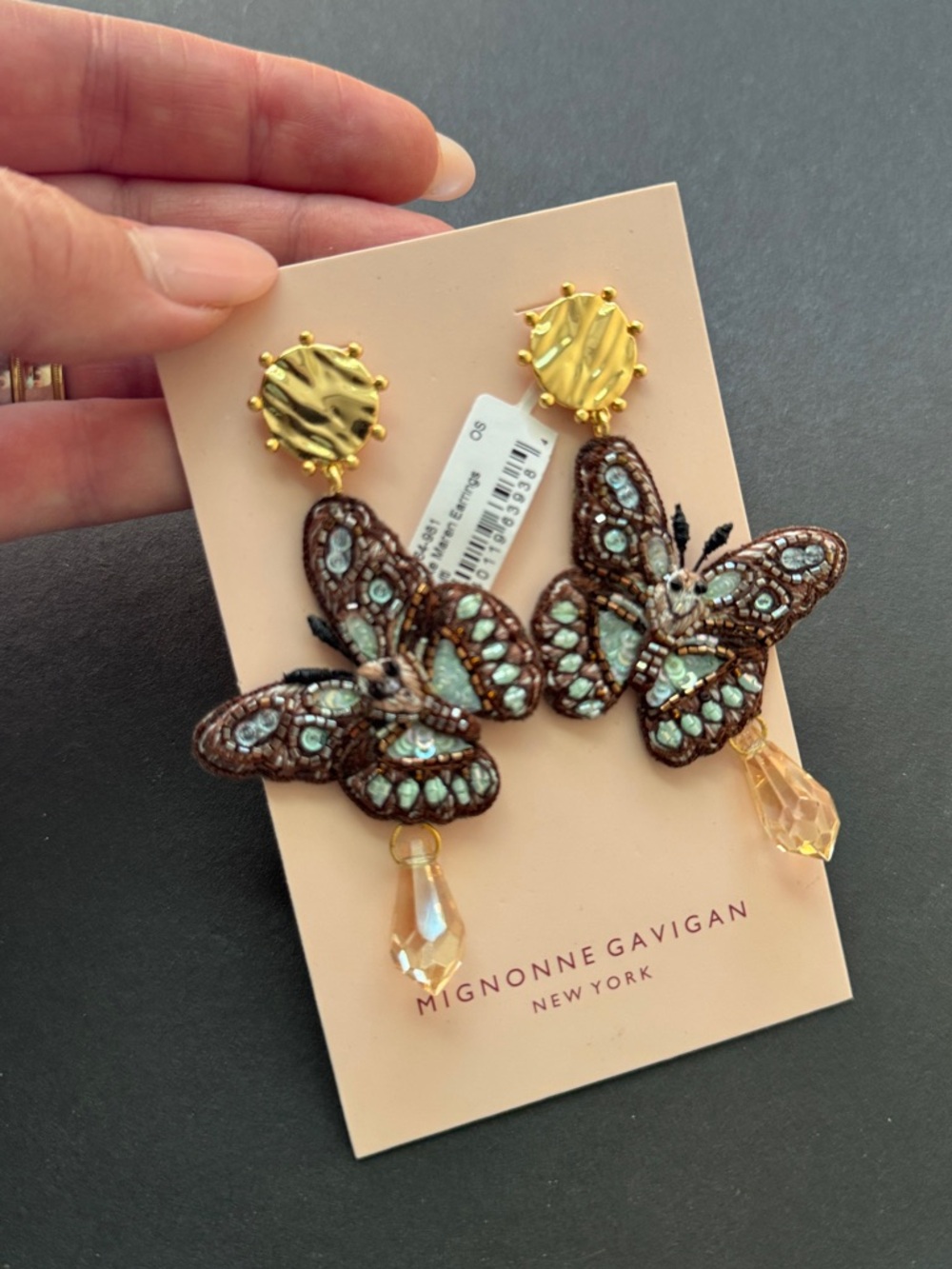 Mignonne Gavigan Luxe Maren Butterfly Earrings - Picture 5 of 11